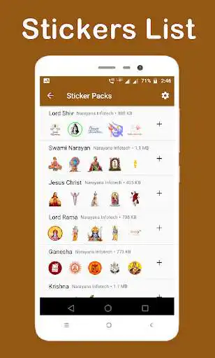 Play All God Stickers For WhatsApp as an online game All God Stickers For WhatsApp with UptoPlay