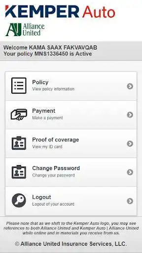 Play APK Alliance United Insurance  and enjoy Alliance United Insurance with UptoPlay com.allianceunited.mobile