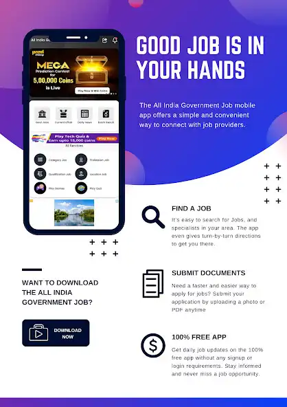 Play All India Government Jobs 2023  and enjoy All India Government Jobs 2023 with UptoPlay