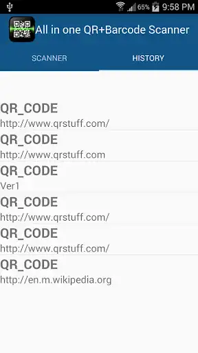 Play All-In-One QR Barcode Scanner as an online game All-In-One QR Barcode Scanner with UptoPlay