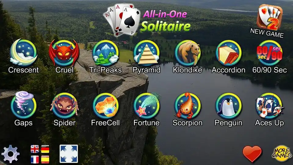 Play All-in-One Solitaire Pro  and enjoy All-in-One Solitaire Pro with UptoPlay
