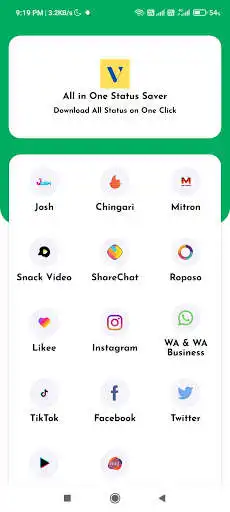 Play All In One Status Downloader - One App For Many as an online game All In One Status Downloader - One App For Many with UptoPlay