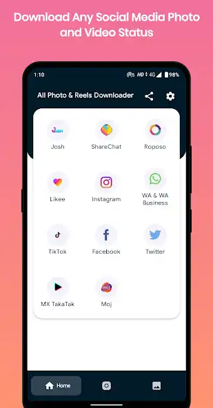 Play All In One Status Saver  Reels Downloader  and enjoy All In One Status Saver  Reels Downloader with UptoPlay