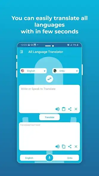 Play All language Voice translator
