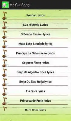 Play All Lyrics of Mc Gui Play All Lyrics of Mc Gui