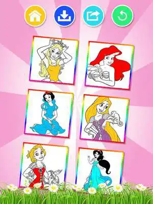 Play All Princess Coloring Pages