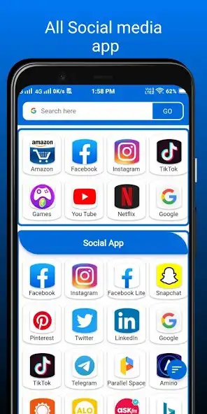 Play All Social Media  network app as an online game All Social Media  network app with UptoPlay