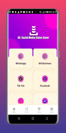 Play All Social Media Status Saver as an online game All Social Media Status Saver with UptoPlay