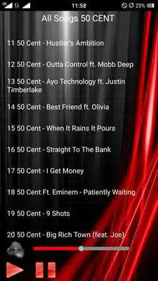 Play All Songs 50 CENT