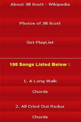 Play All Songs of Jill Scott