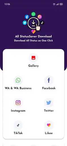Play ALL STATUS SAVER  DOWNLOADER as an online game ALL STATUS SAVER  DOWNLOADER with UptoPlay