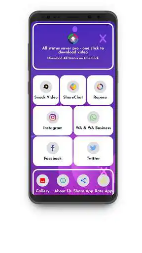 Play All Status saver pro- one click to play online video  and enjoy All Status saver pro- one click to play online video with UptoPlay