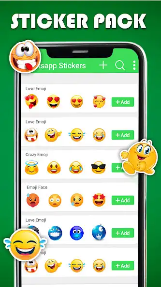 Play All Stickers Pack for WhatsApp as an online game All Stickers Pack for WhatsApp with UptoPlay