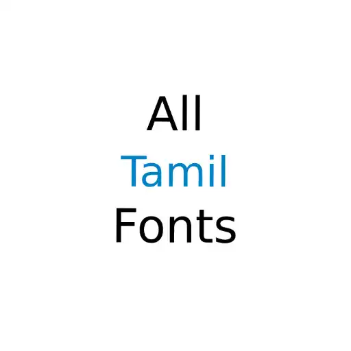 Play All Tamil Fonts APK
