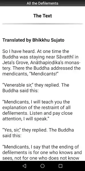Play All the Defilements Sutta as an online game All the Defilements Sutta with UptoPlay
