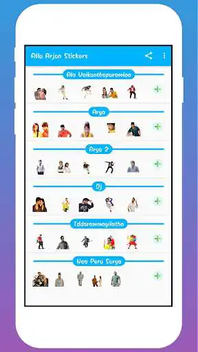 Play Allu Arjun Stickers as an online game Allu Arjun Stickers with UptoPlay