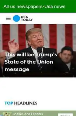 Play All us newspapers-Usa news