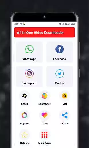 Play All Video Downloader - Whatsapp Status Saver  and enjoy All Video Downloader - Whatsapp Status Saver with UptoPlay