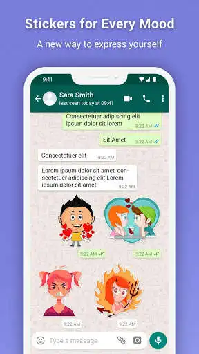 Play APK All WAStickerPack - Sticker For Chatting  and enjoy All WAStickerPack - Sticker For Chatting with UptoPlay wastickerapps.store.stickerapp