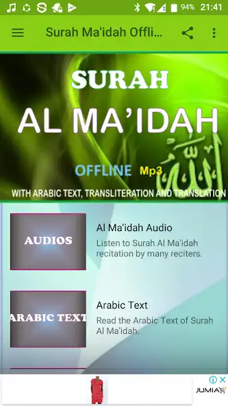 Play Al Maidah Offline Mp3 as an online game Al Maidah Offline Mp3 with UptoPlay