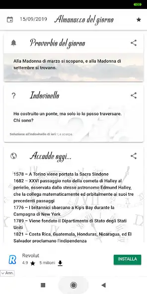 Play Almanacco del giorno as an online game Almanacco del giorno with UptoPlay