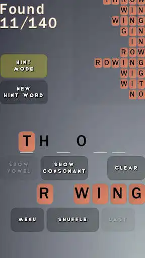 Play Almost Anagrams as an online game Almost Anagrams with UptoPlay