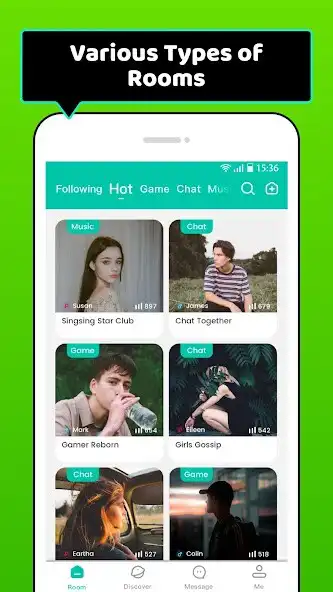 Play Aloha - Live Group Voice Chat Rooms as an online game Aloha - Live Group Voice Chat Rooms with UptoPlay