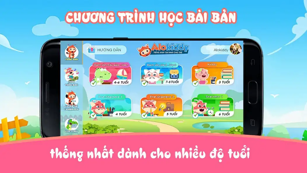 Play Alokiddy - Tiếng Anh cho trẻ em as an online game Alokiddy - Tiếng Anh cho trẻ em with UptoPlay