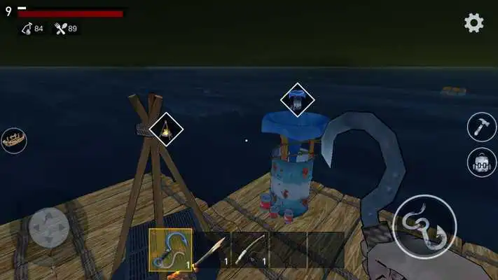 Play Alone on a Raft