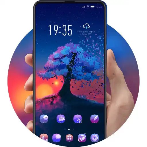 Play Alone tree sunset theme beautiful natural APK Play Alone tree sunset theme beautiful natural APK