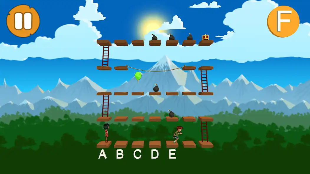 Play Alphabet and Ladders  and enjoy Alphabet and Ladders with UptoPlay