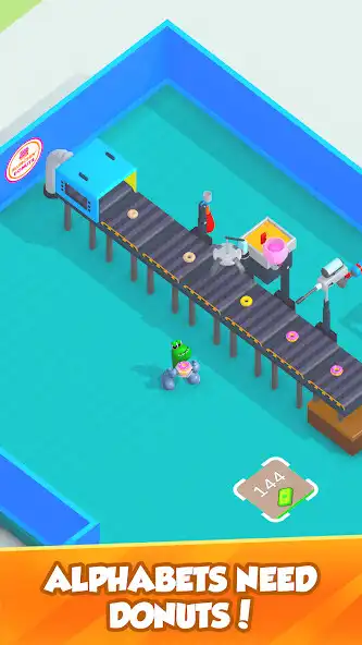 Play Alphabet Cafe - Donut Shop 3d as an online game Alphabet Cafe - Donut Shop 3d with UptoPlay