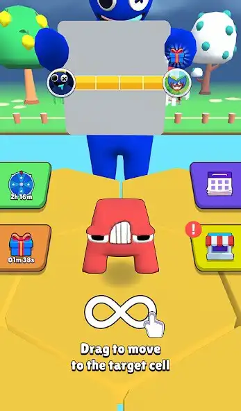 Play Alphabet Fall .io: Match Race as an online game Alphabet Fall .io: Match Race with UptoPlay