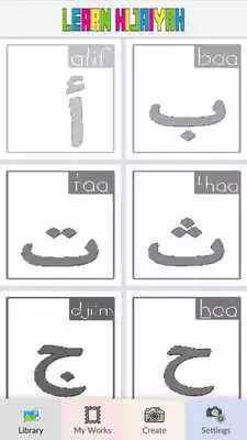 Play Alphabet Hijaiyah : Pixel Art - Coloring by Number