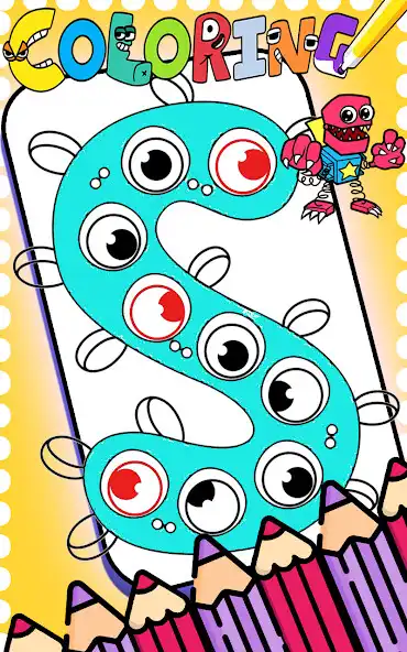 Play Alphabet Lore (A-Z) Coloring as an online game Alphabet Lore (A-Z) Coloring with UptoPlay