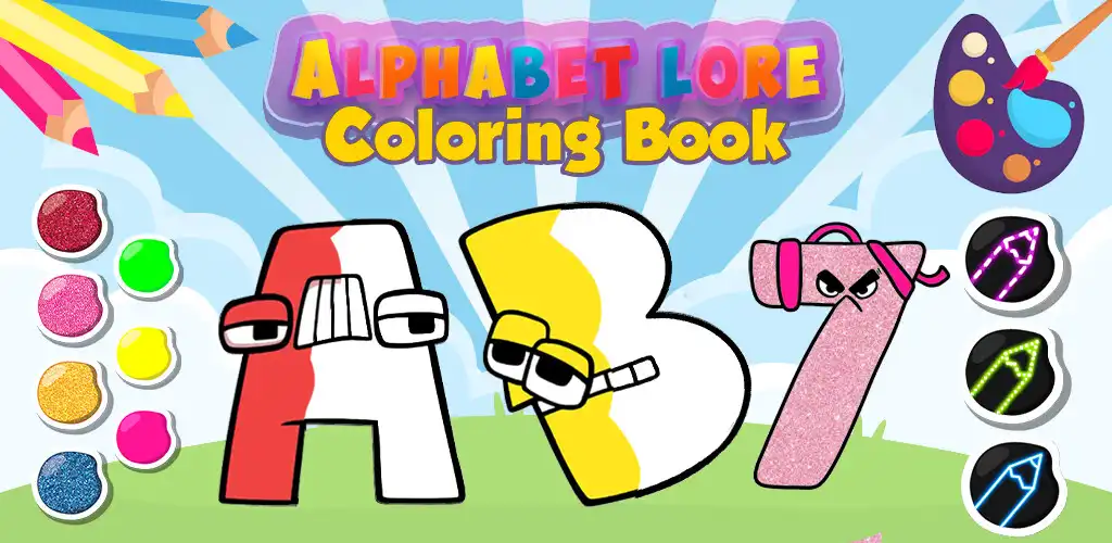Play Alphabet Lore Coloring Numbers  and enjoy Alphabet Lore Coloring Numbers with UptoPlay