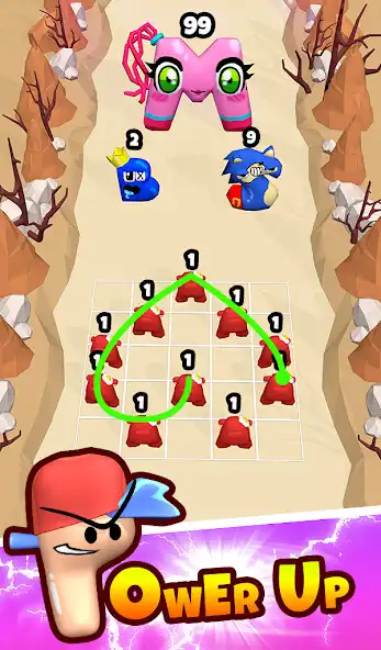 Play Alphabet Merge: Monster Master  and enjoy Alphabet Merge: Monster Master with UptoPlay