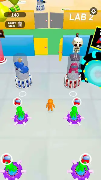 Play Alphabet Monster: 3D Merge  and enjoy Alphabet Monster: 3D Merge with UptoPlay