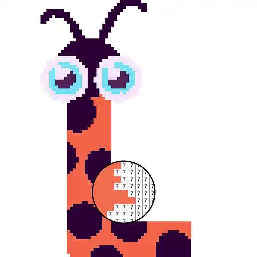 Free play online Alphabets Color by Number: Pixel Art Coloring Book APK