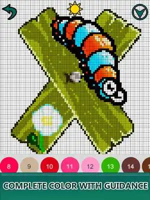 Play Alphabets Color by Number: Pixel Art Coloring Book