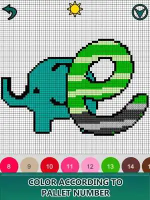 Play Alphabets Color by Number: Pixel Art Coloring Book