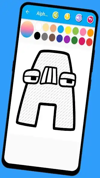 Play Alphabets Coloring Book  and enjoy Alphabets Coloring Book with UptoPlay