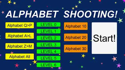 Play Alphabet Shooting as an online game Alphabet Shooting with UptoPlay