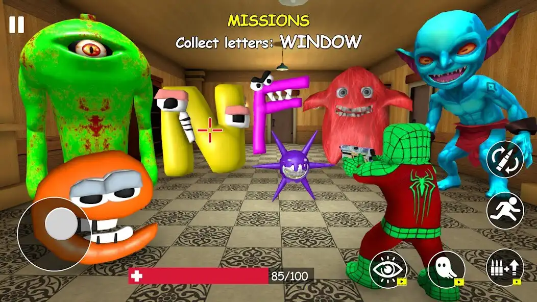 Play Alphabet Shooting Survival FPS  and enjoy Alphabet Shooting Survival FPS with UptoPlay
