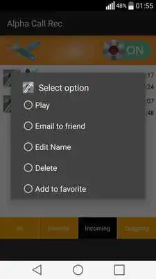Play Alpha Call Rec