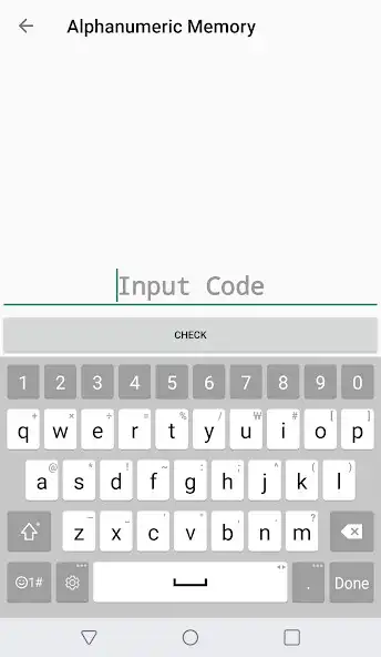 Play Alphanumeric Memory as an online game Alphanumeric Memory with UptoPlay