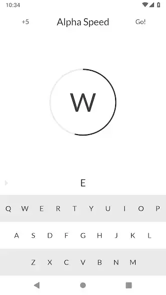 Play Alpha Speed - Typing Game as an online game Alpha Speed - Typing Game with UptoPlay