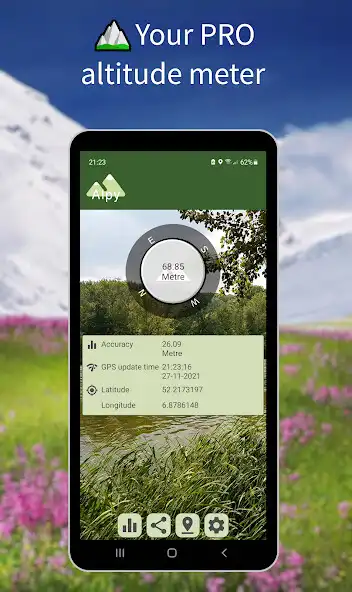 Play Alpy Pro - GPS altimeter  and enjoy Alpy Pro - GPS altimeter with UptoPlay