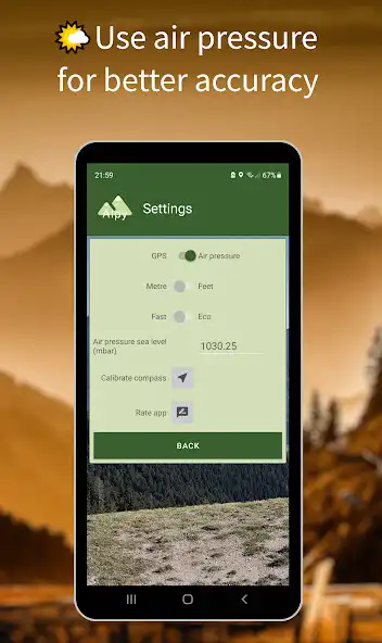 Play Alpy Pro - GPS altimeter as an online game Alpy Pro - GPS altimeter with UptoPlay