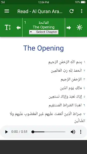 Play Al Quran Arabic as an online game Al Quran Arabic with UptoPlay